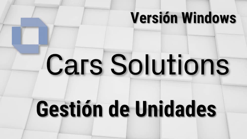 Cars Solutions (Windows) Gestión de Unidades - Circuito de Venta